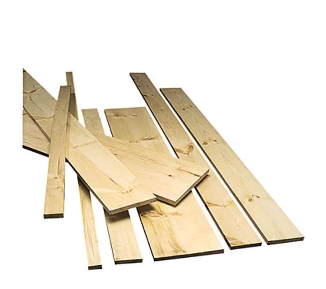 Cadrage de porte française en pin 1''x4''x8'